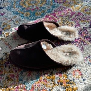 UGG men’s Scuff suede slipper in espresso